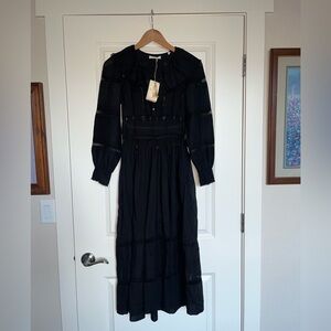 NWT Doen Marla Dress in Black